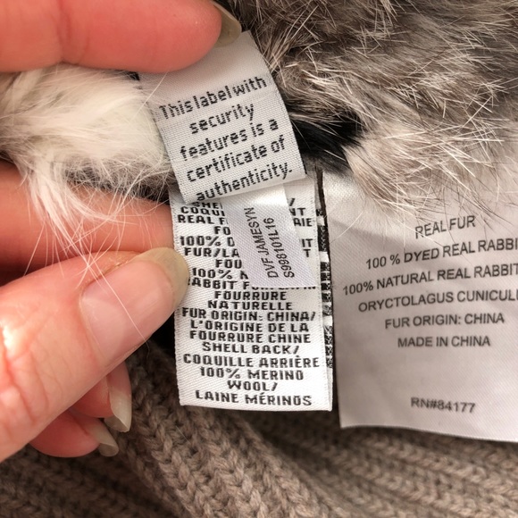 Diane Von Furtsenberg Jameson Merino Rabbit Fur Sweater - Picture 8 of 12